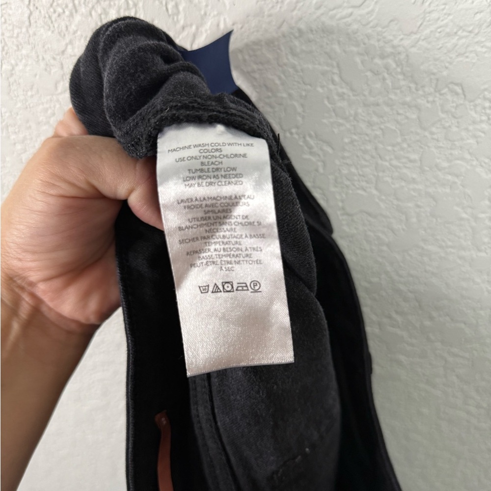 Anthropologie Pilcro The Icon Mid Rise Flare Black Wash Jeans Casual Boho Office - Picture 8 of 10